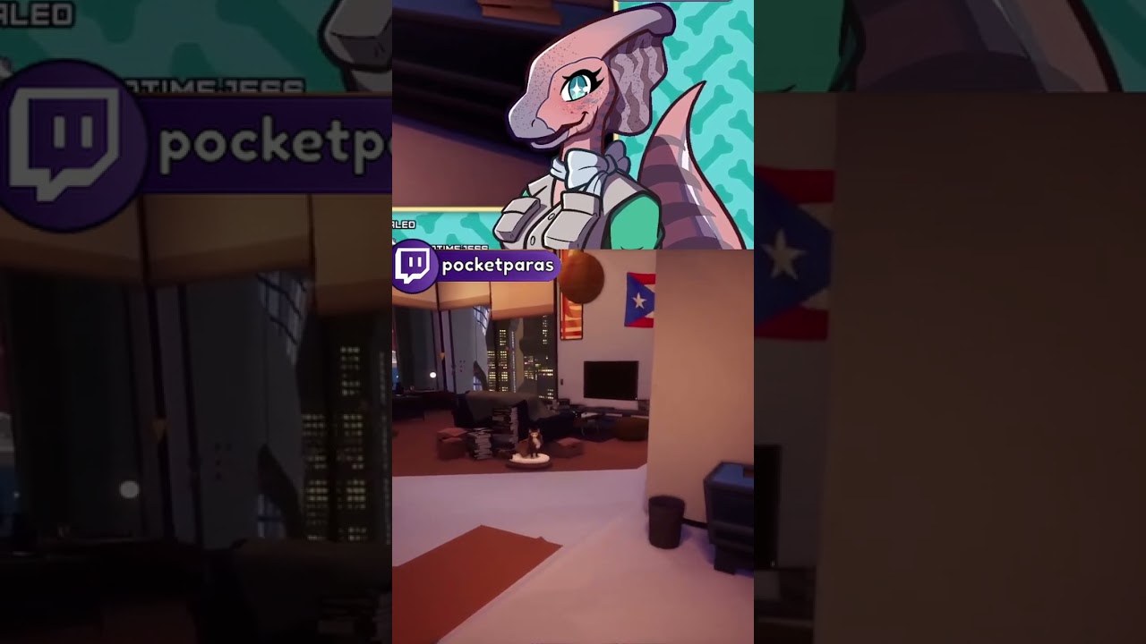 Is That A Cat #vtuberclips #dinosaur #vtuber #twitchclips #twitchstreamer #lgbtqia #americanarcadia
