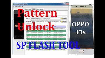 oppo F1s [a1601] Hard reset || Without Flashing Remove Pattern With SP Flash Tool