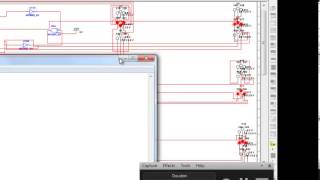 6 way traffic light project by multisim