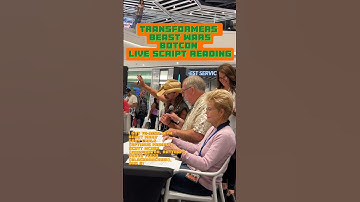 Transformers Beast Wars BotCon Script Reading #transformers #beastwars #transformersbeastwars