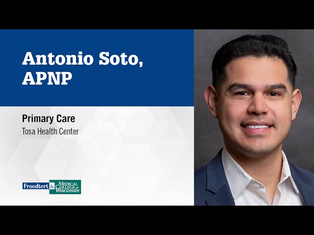 Watch Antonio Soto, nurse practitioner, primary care on YouTube.