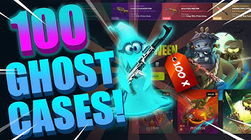 I opened 100 Ghost Cases! | KeyDrop CSGO Gambling | AnoN