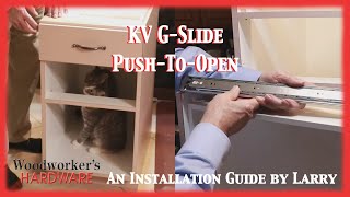Installation and Product Guide - The KV G-Slide, Push-to-Open