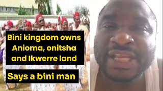 Anioma e terra e territorio igbo As mentiras do povo bini nao podem mudar nada