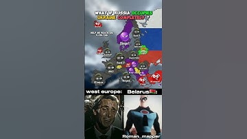 what if Russia occupies UKRAINA #shorts #geography #mapguide #europe #geographythroughmaps
