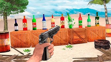 Bottle Target Shoot Gameplay
