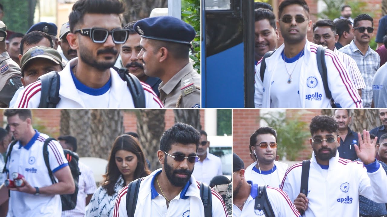 Team India Arrives in Ahmedabad Ahead of T20 World Cup 2026 Final vs New Zealand | Suryakumar Yadav