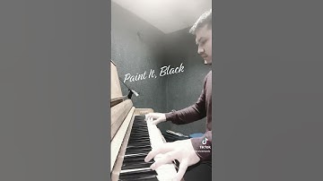 Thumbnail of Paint It, Black - Rolling Stones #paintitblack #rollingstones #wednesday #wednesdayaddams #piano
