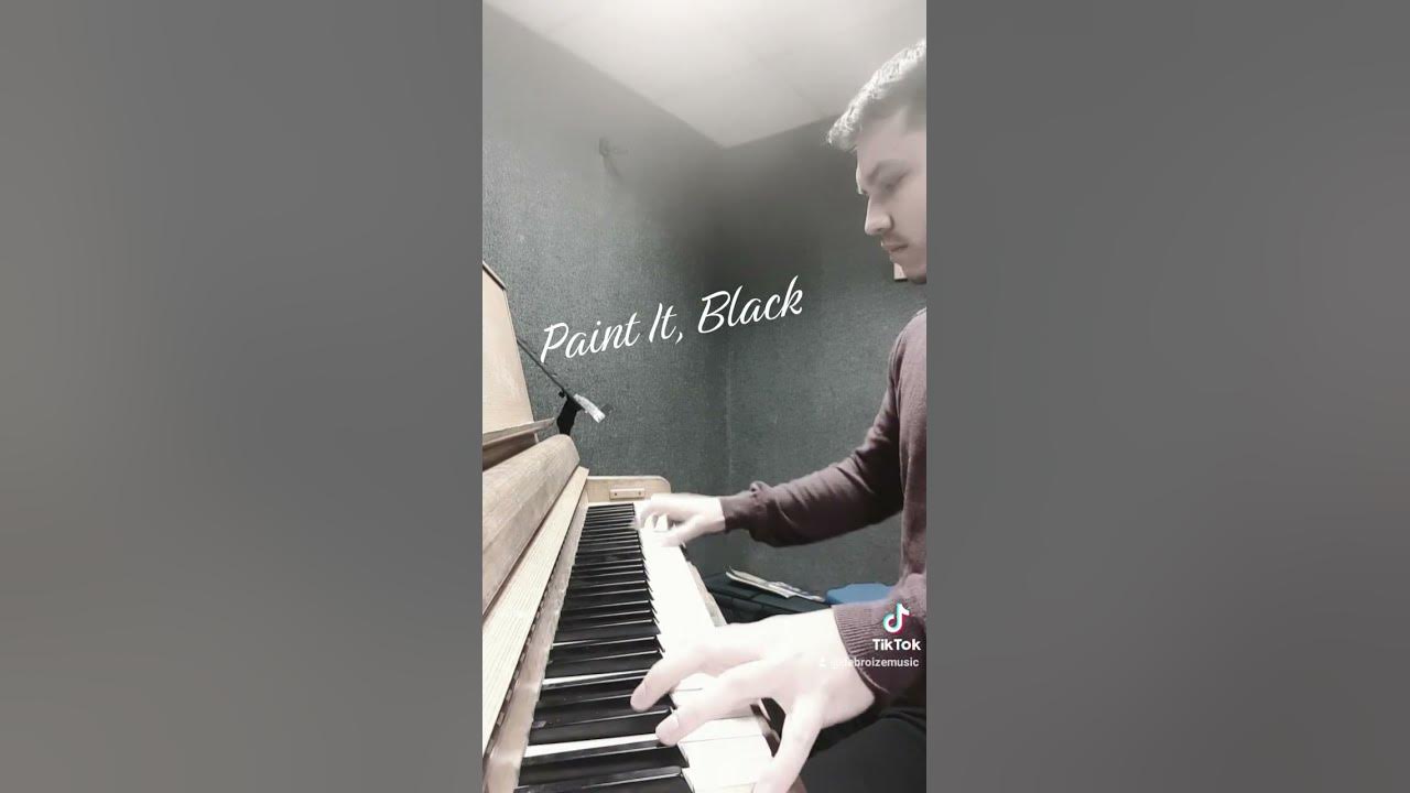 Paint It, Black - Rolling Stones #paintitblack #rollingstones #wednesday #wednesdayaddams #piano