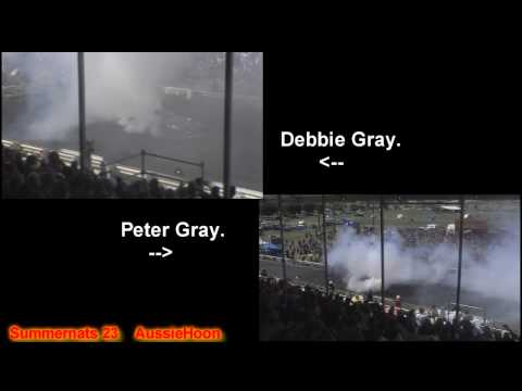 Summernats 23 - 2010. Peter Gray Vs. Debbie Gray. ...