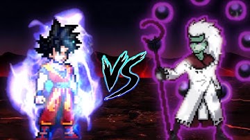 Goku DBS V3 OP (all form) VS Madara Rikudou in Jump Force Mugen 😱