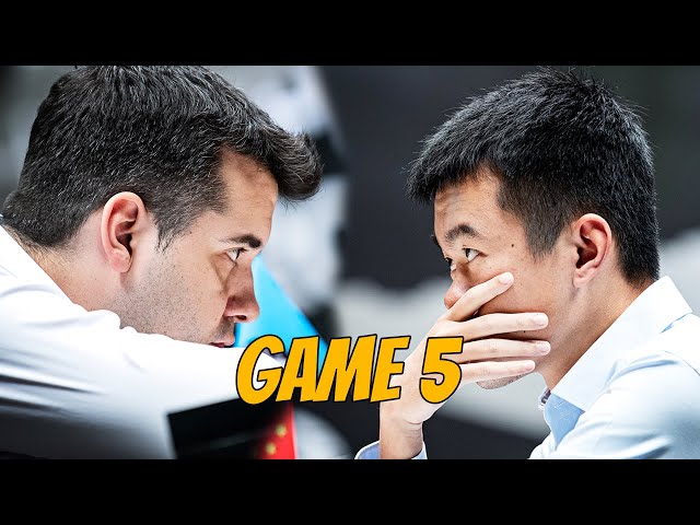 Ding Plays Early Surprise, But Nepo Takes Early Lead After Two