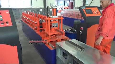 Powerful bull style stainless U profile keel roll forming machine