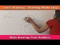 How to draw using Numbers | Learn Drawing | Learn Drawing Step By Step