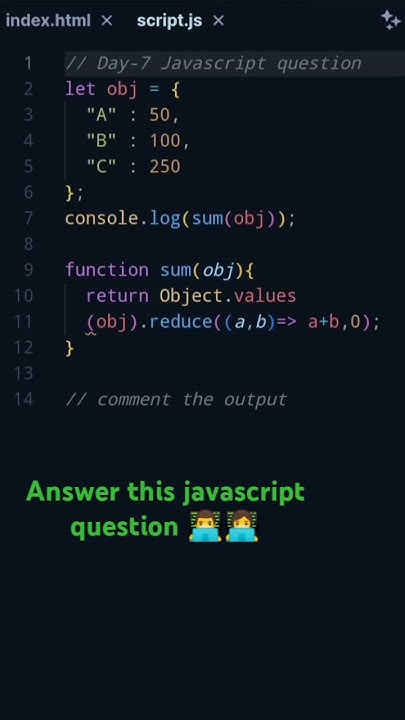 Day-7 javascript question #javascript #javascriptlearning #coding - YouTube