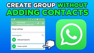 How To Create a WhatsApp Group Without Adding Contacts (2024)