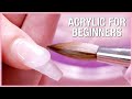 💅Acrylic Nail Tutorial - How to apply Acrylic for Beginners📚