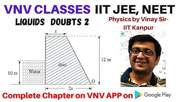 Liquids Doubt Session Part 2 | Physics Class 11 | IIT JEE, NEET | Vinay IIT Kanpur Alumni