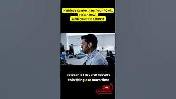 Nothing’s Scarier Than: ‘Your PC Will Restart Now’ While You’re in a Hurry! 😱💻