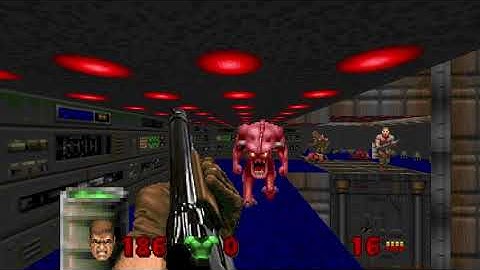 Ultimate DOOM - E1M4: Command Control - Ultra-Violence | 100% Secrets | Pistol Start