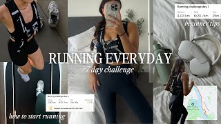 I RAN EVERYDAY FOR A WEEK | how to start enjoying running *lifechanging results*