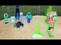 Monster School in Real Life Episode 6: Baseball - Minecraft Animation