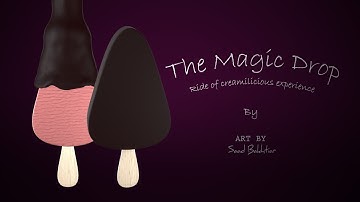 3D animated Ice-Cream stick using Maya/ Bifrost Liquid/ Arnold and AE