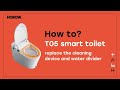 How to Replace the Cleaning Device and Water Diverter on the HOROW T05 Smart Bidet Toilet