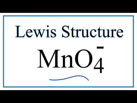 How to Draw the Lewis Dot Structure for MnO4-: Permanganate ion