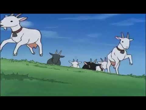 مقطع صغير من فلم هايدي جميل جدا انمي 