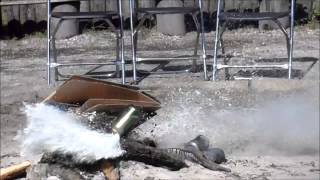 Beer with fire EXPLOSION!