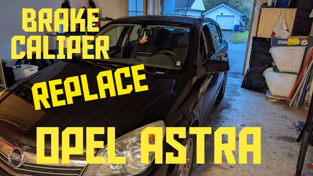 VAUXHALL / ZAFIRA / OPEL ASTRA (H) Rear Caliper Replacement brakes 