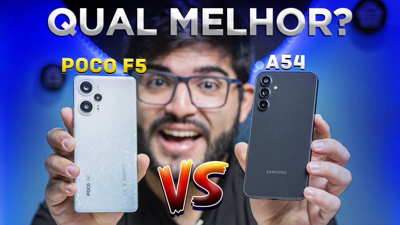 EITA! Galaxy A54 é MELHOR que Xiaomi Poco F5? Qual comprar? COMPARATIVO!