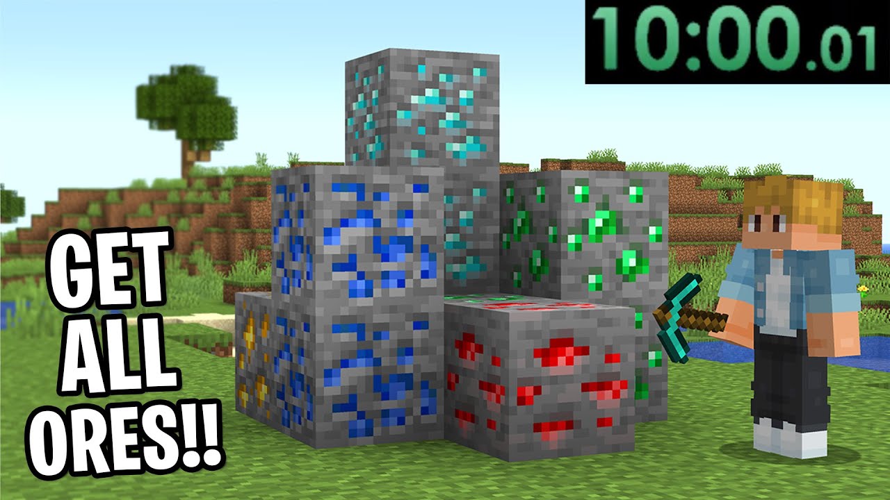 I Streamed Until I Got EVERY ORE IN MINECRAFT!?