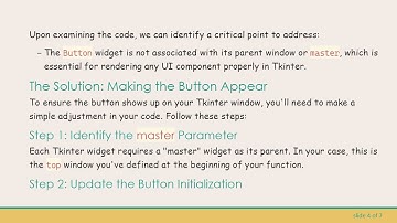 Fixing the Python Tkinter Button Not Showing Up Issue