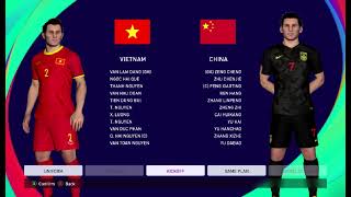 PES 2017 | AFC ASIAN CUP | VIETNAM vs CHINA ==== VIỆT NAM đại chiến TRUNG QUỐC