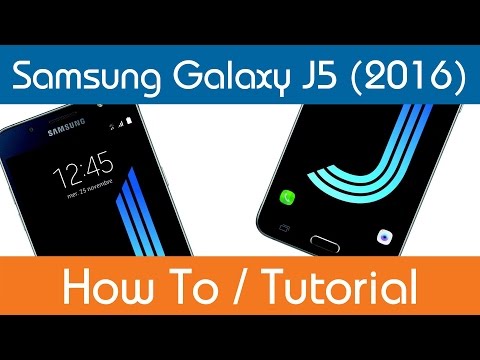 Video How To Set A PIN Lock - Samsung Galaxy J5 - youtube