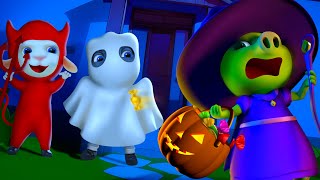 Halloween Episodes & Witch Run Away | Animated Cartoon For Kids | Dolly And Friends 3D