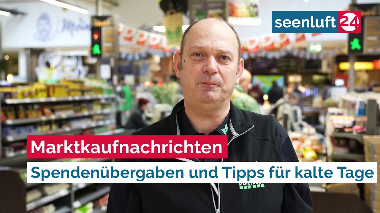 Marktkaufnachrichten im Januar - Spendenergebnisse und Vorbereitungen für kalte Tage