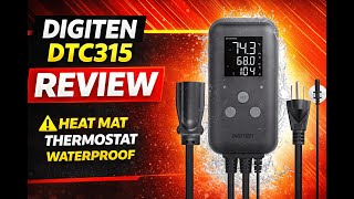 Review - DIGITEN Heat Mat Thermostat Waterproof Temperature Controller DTC315 Greenhouse