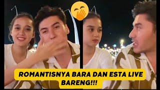 romantisnya bara dan esta live bareng!!!