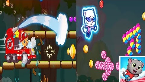 (Free Game) TALKING TOM CANDY RUN - All Characters Gameplay Android,iOS #tomhappy 