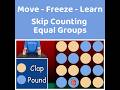 Avoid the summer slide with this desk drumming active learning game for skip counting equal groups