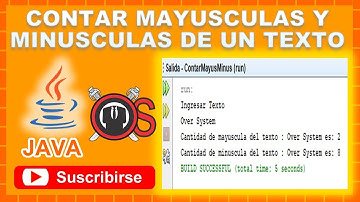 Contar mayusculas y minusculas de un texto Netbeans