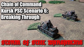 Chain of Command Kursk Pint-Sized Campaign Scenario 6: Breaking Through| Storm of Steel Wargaming
