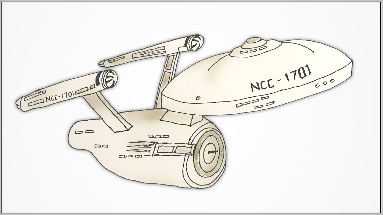 How To Draw Star Trek Ships