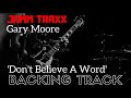 Don&#39;t Believe A Word Backing Track