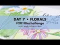 Day 7 of watercolor floral challenge 2018techallenge