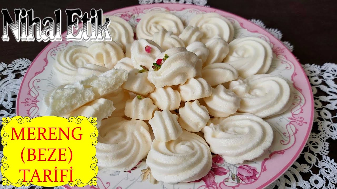 ????❗SADECE 3 TEMEL MALZEME İLE YAPILAN???????? Mereng (beze) Tarifi
