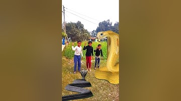 January 19  funny vfx video. Child vs yellow Naagin.  #shorts #vfx #childvsnaagin
